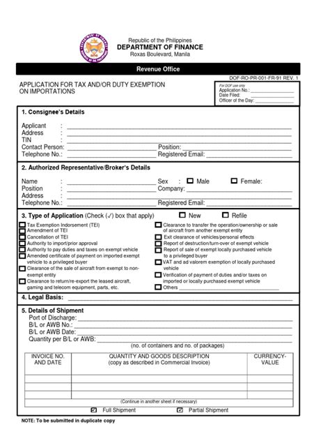 Latest DOF Form 91.pdf .